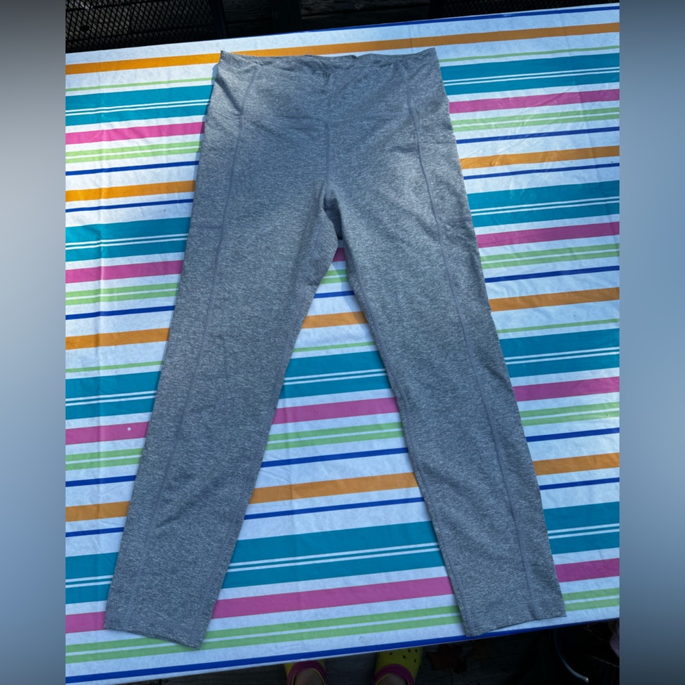 ZYIA Active Heathered Gray Leggings